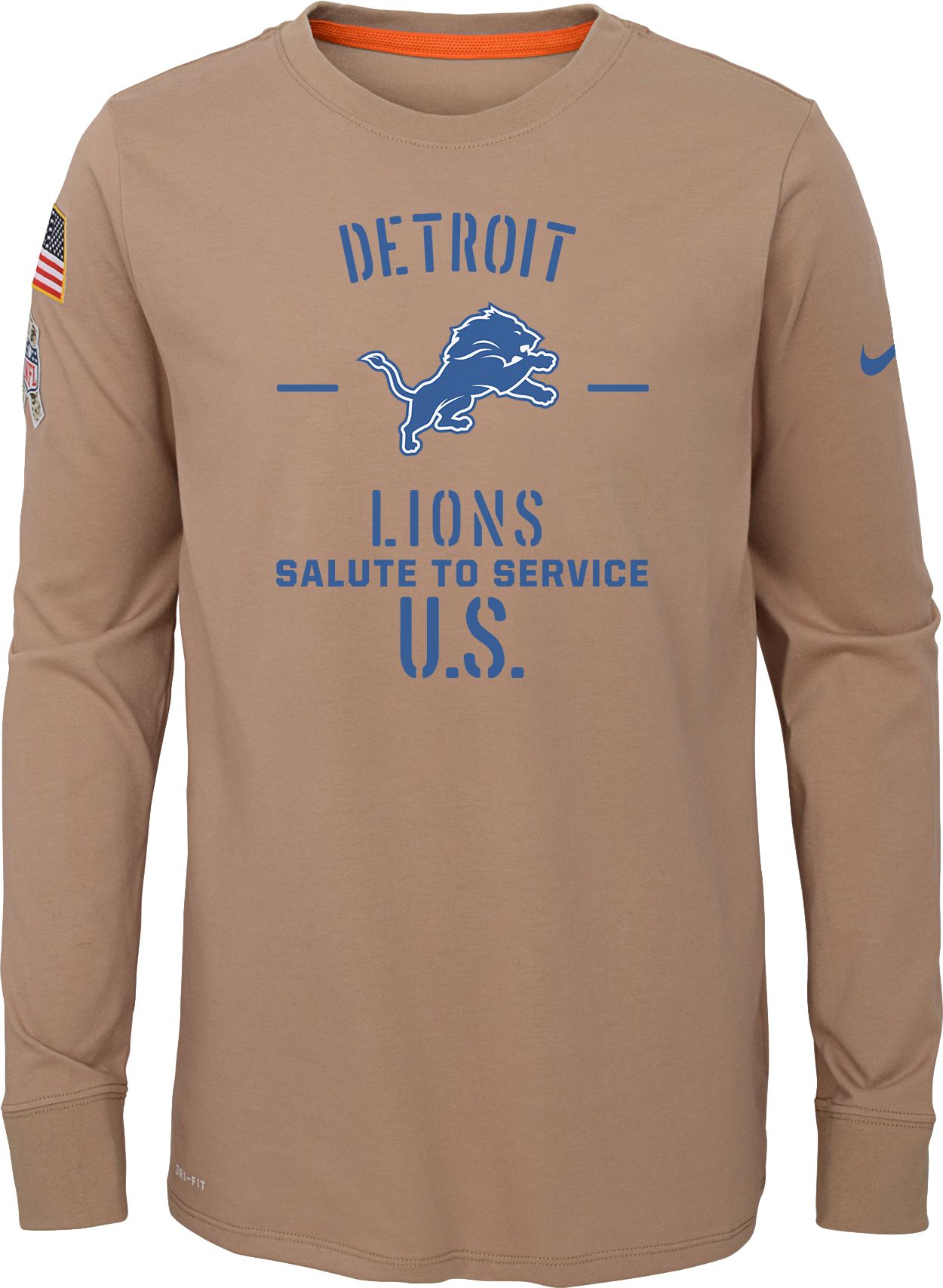 detroit lions dri fit shirts