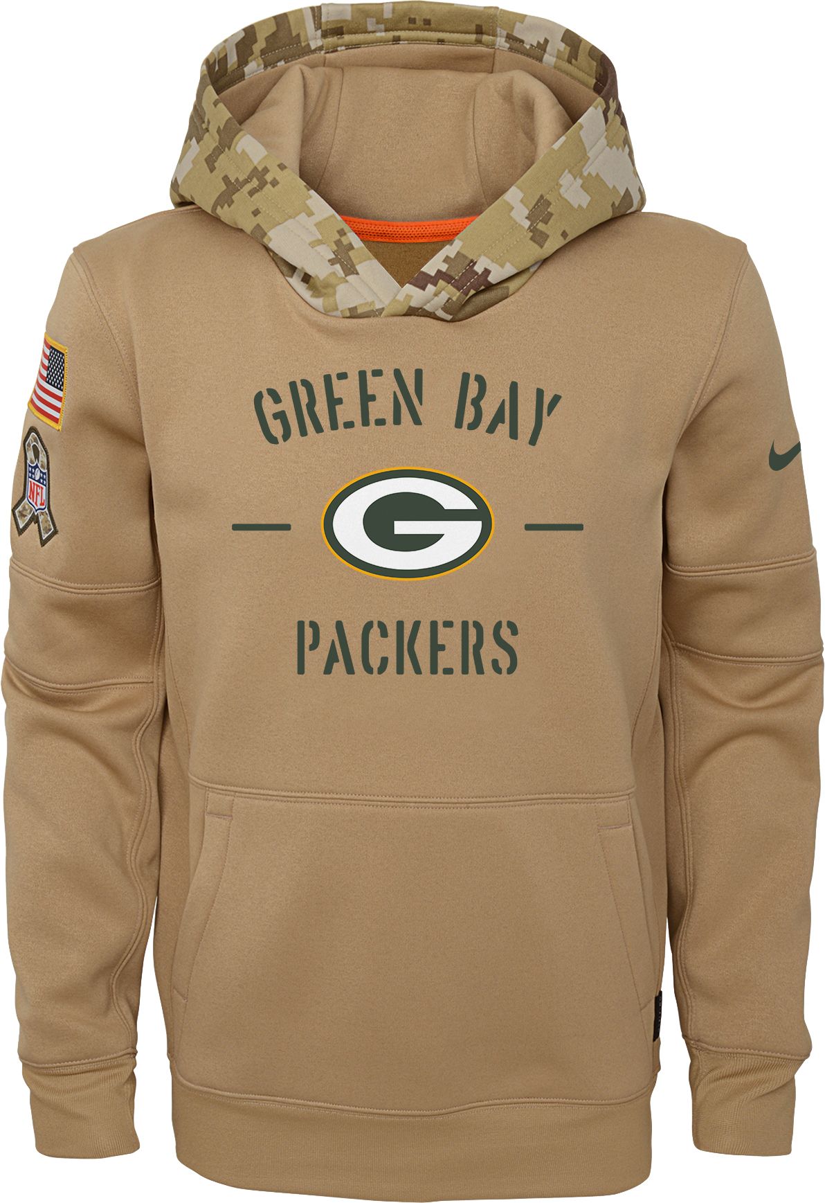 salute to service hoodie packers