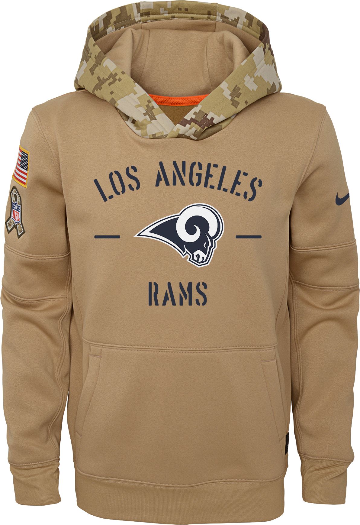 rams hoodie nike