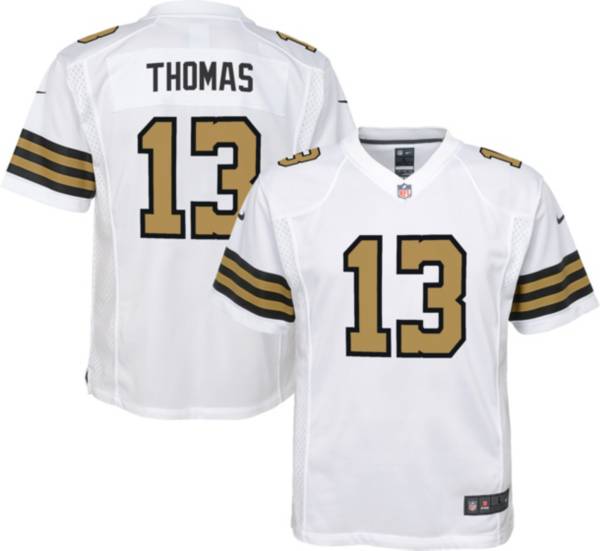 Men's Nike Michael Thomas White New Orleans Saints Team Game Player Jersey