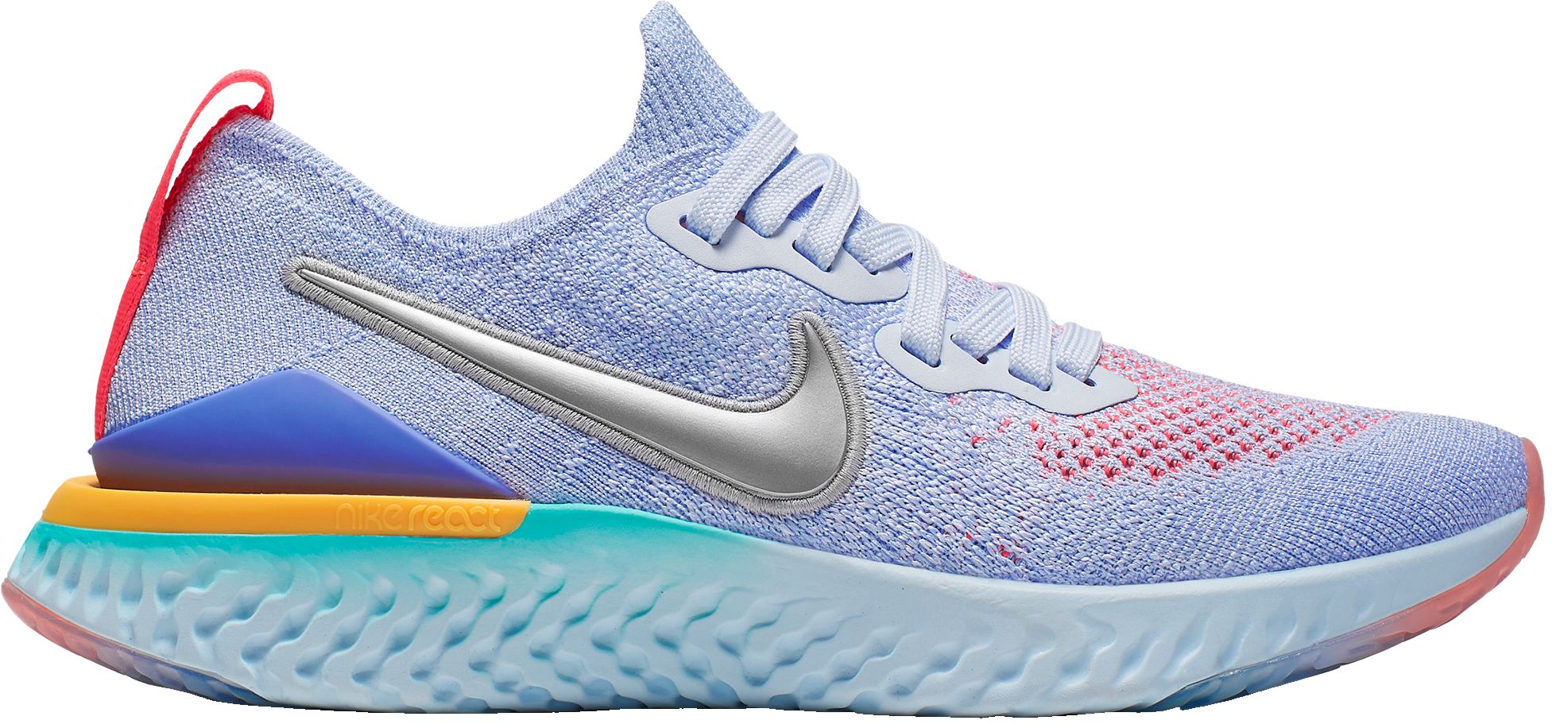 nike epic react flyknit kids blue