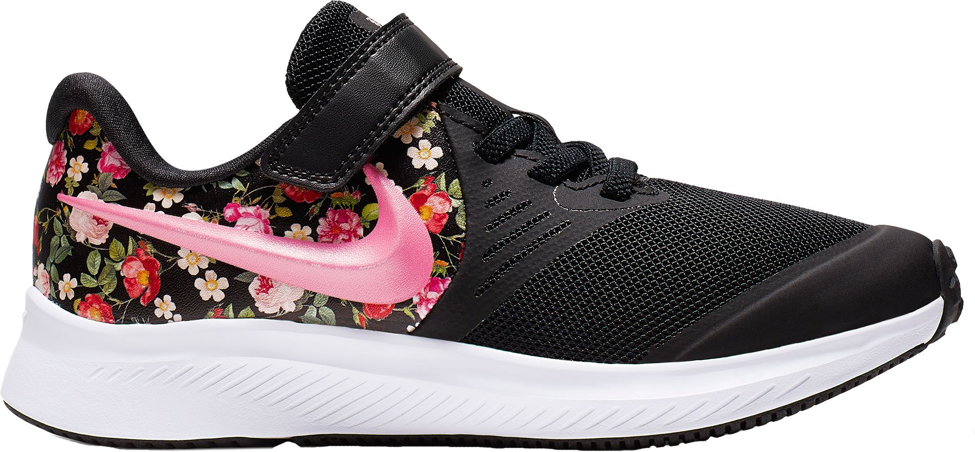 black floral nikes