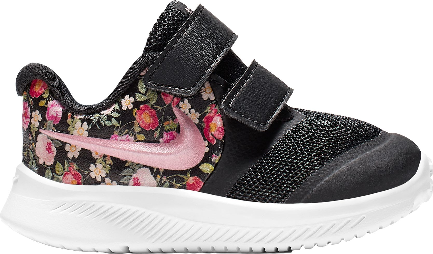 nike black floral shoes