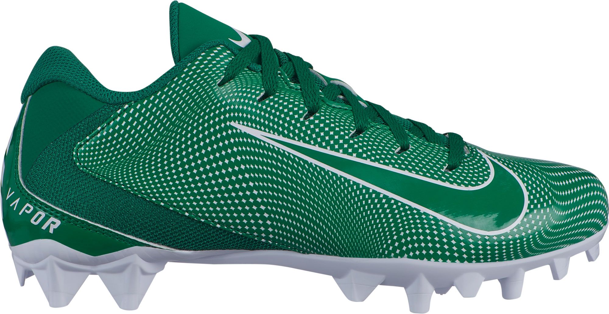 green and white nike football cleats