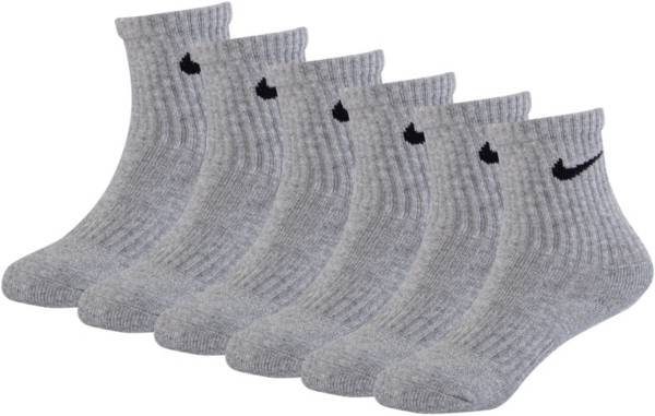 Mens Nike 6 Pack Crew Socks Black