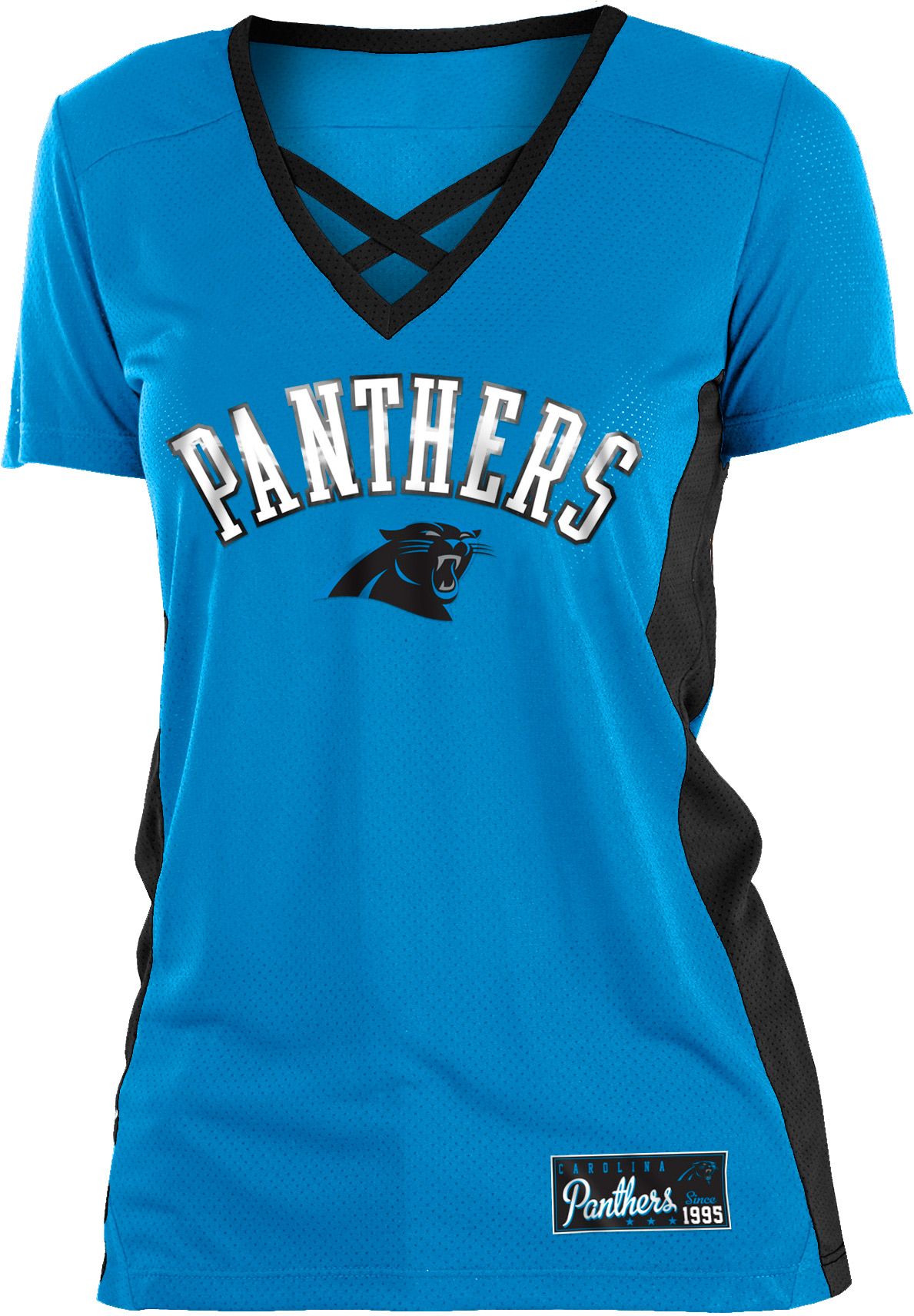 Carolina Panthers Mesh X Blue T-Shirt 