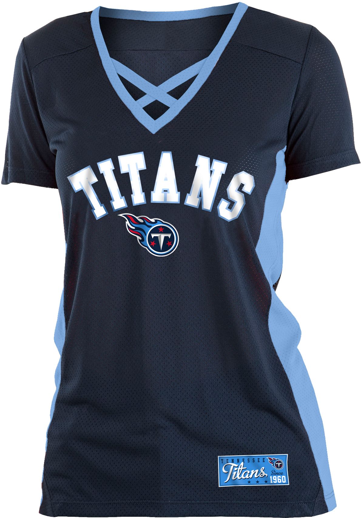 Tennessee Titans Mesh X Navy T-Shirt 