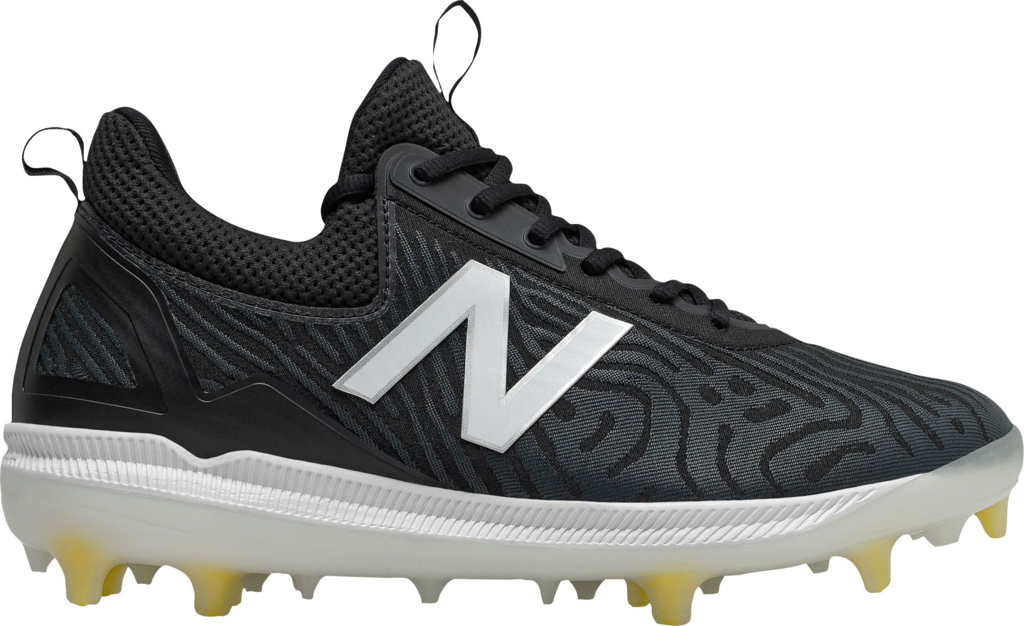 black and yellow new balance baseball cleats