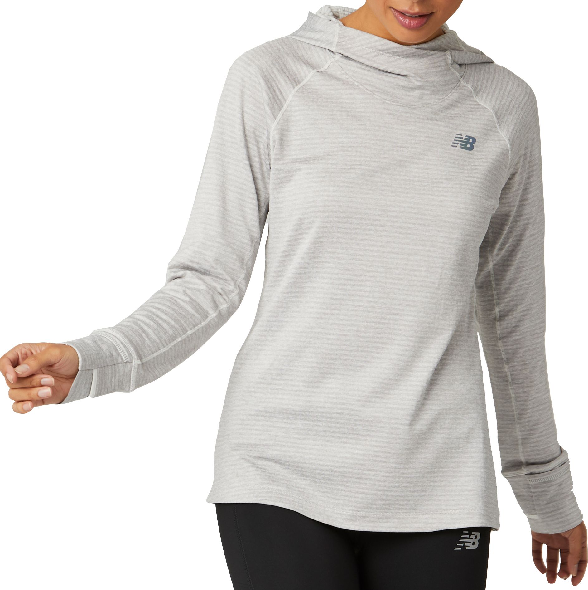 new balance impact run grid hoodie