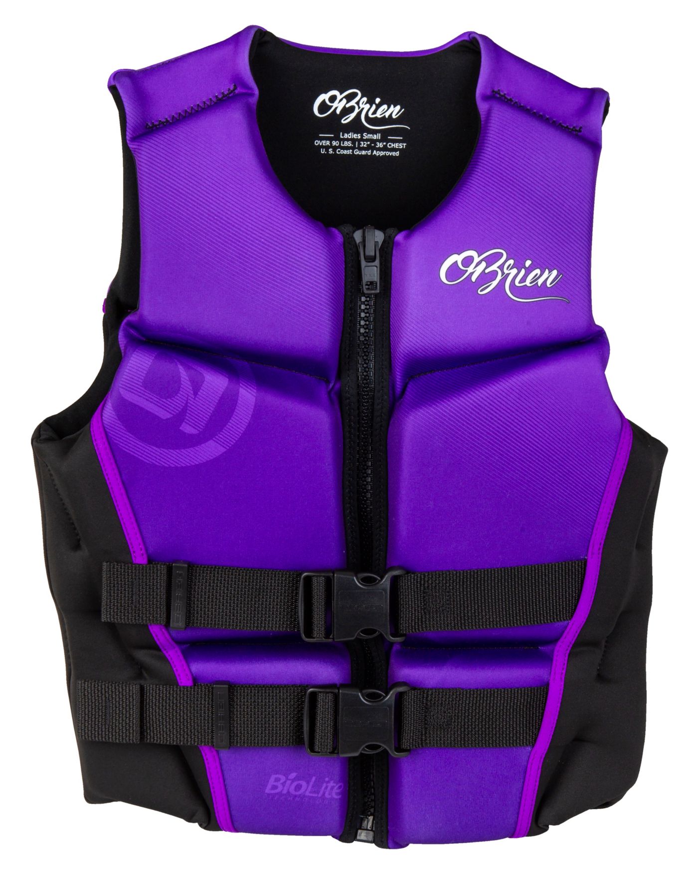 OBrien BioLite Series Womens Flex V factory Back Neoprene Life Vest, Size Large, Purple