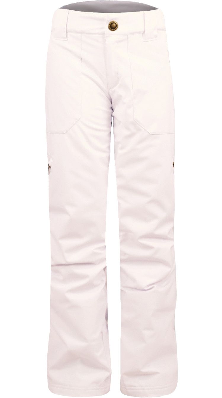 girls white snow pants