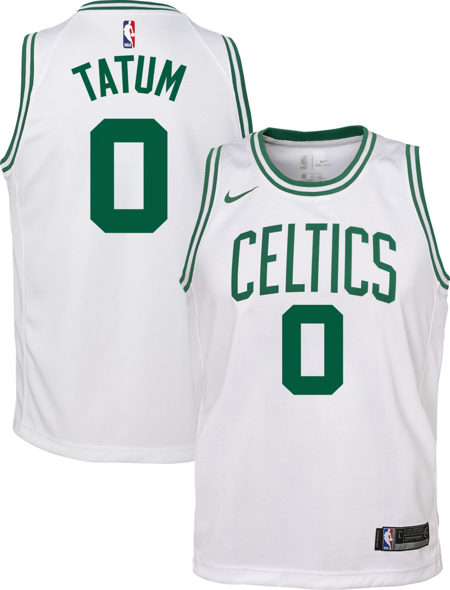 jayson tatum white celtics jersey