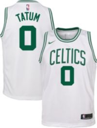 Nike Youth Boston Celtics Jayson Tatum #0 White Swingman Jersey