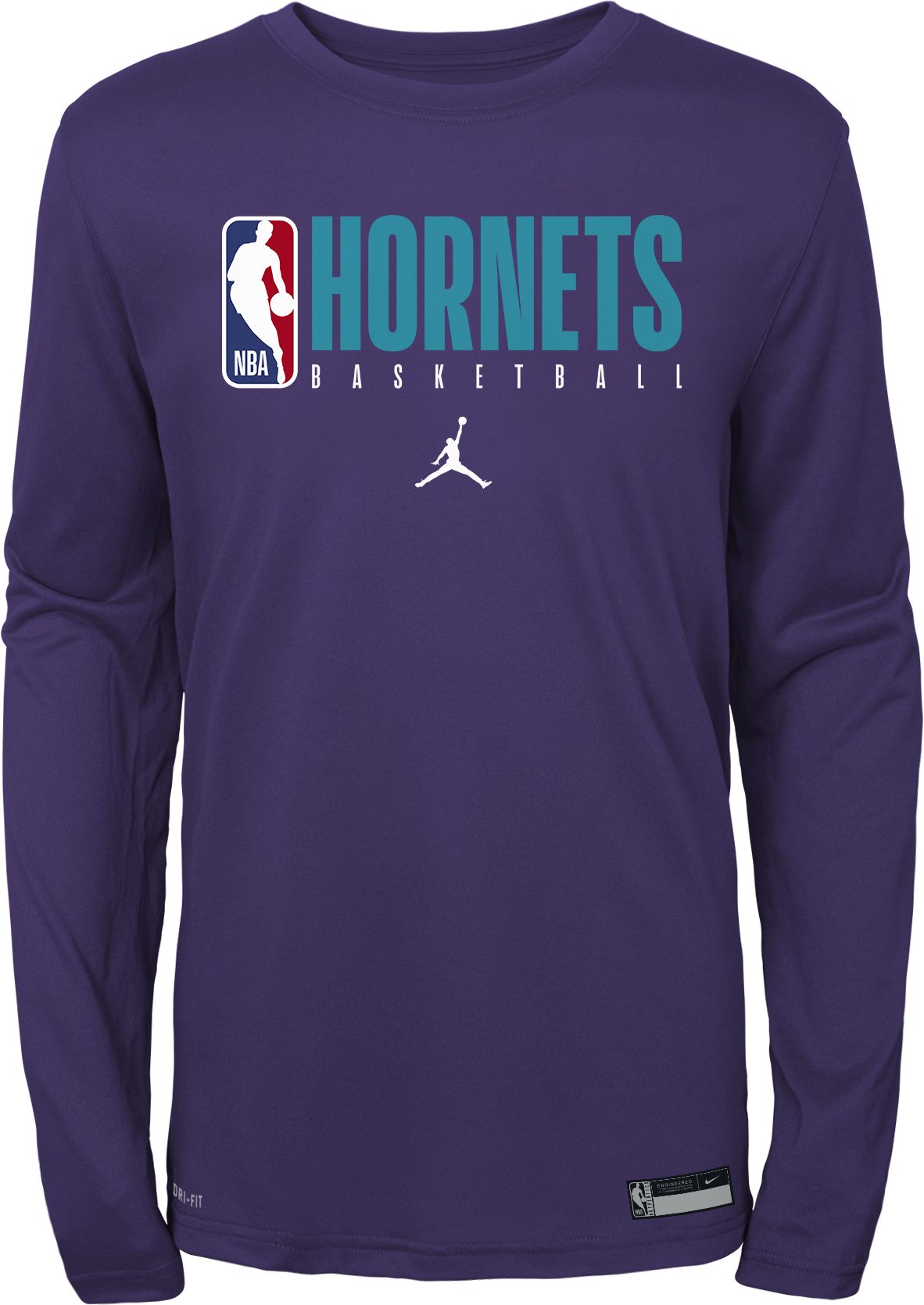 charlotte hornets long sleeve shirt