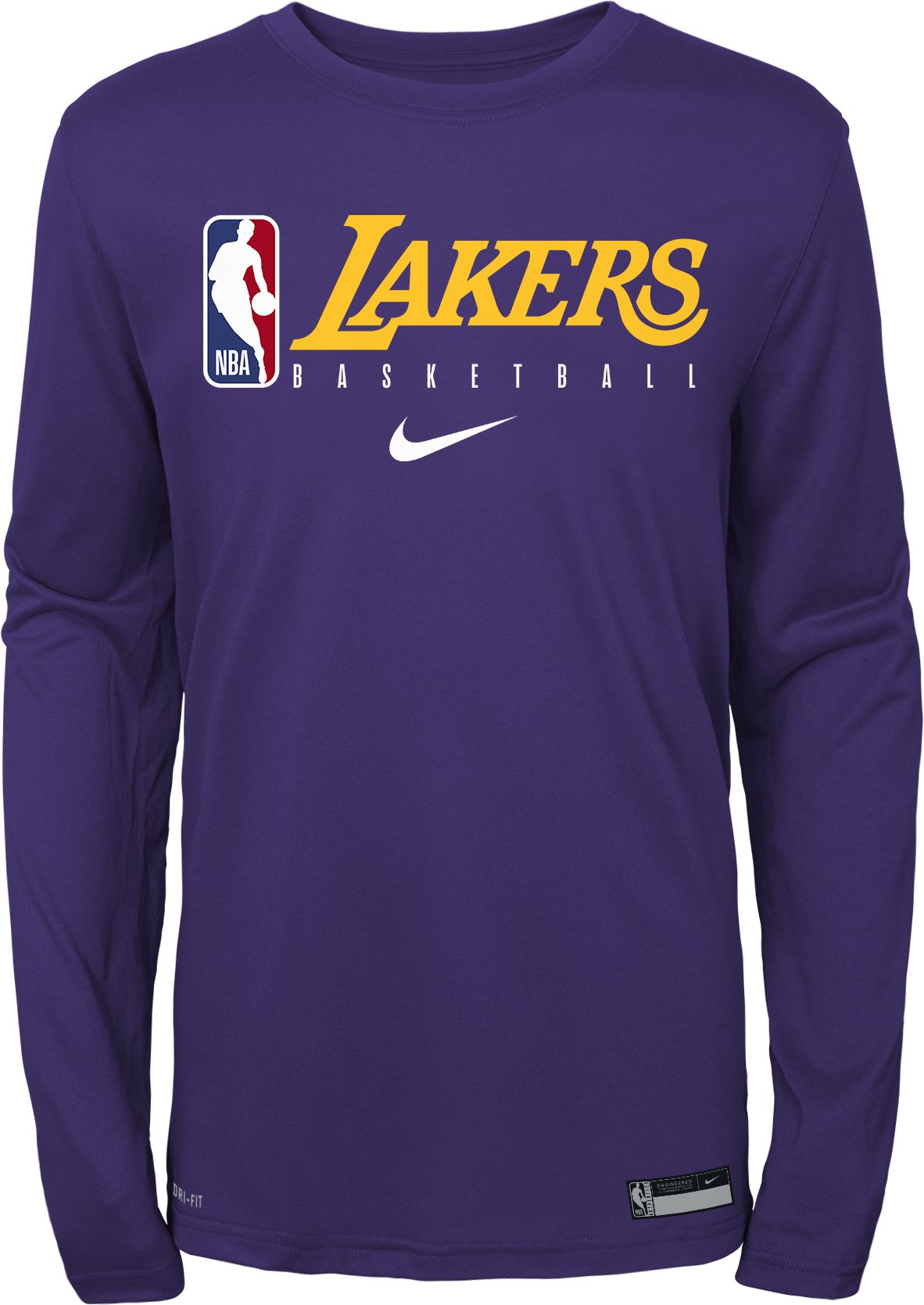 lakers long sleeve t shirt