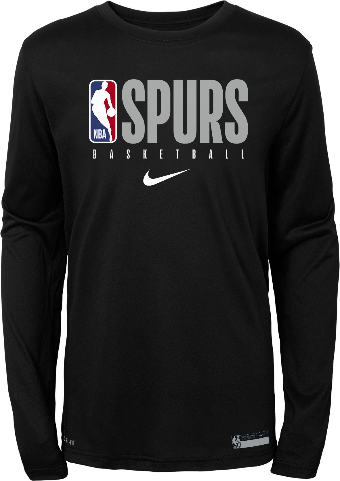 spurs dri fit shirt