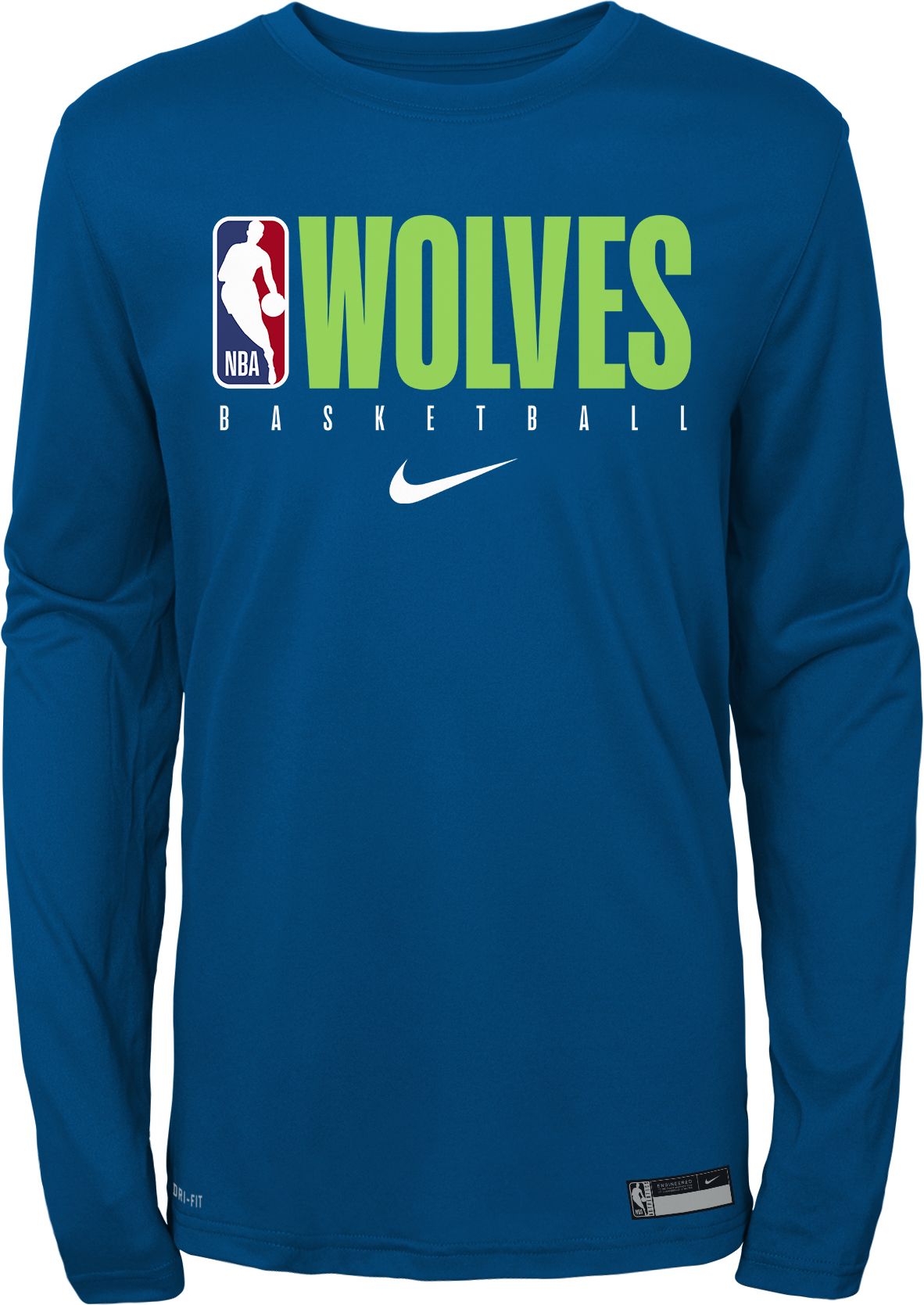 timberwolves long sleeve shirt