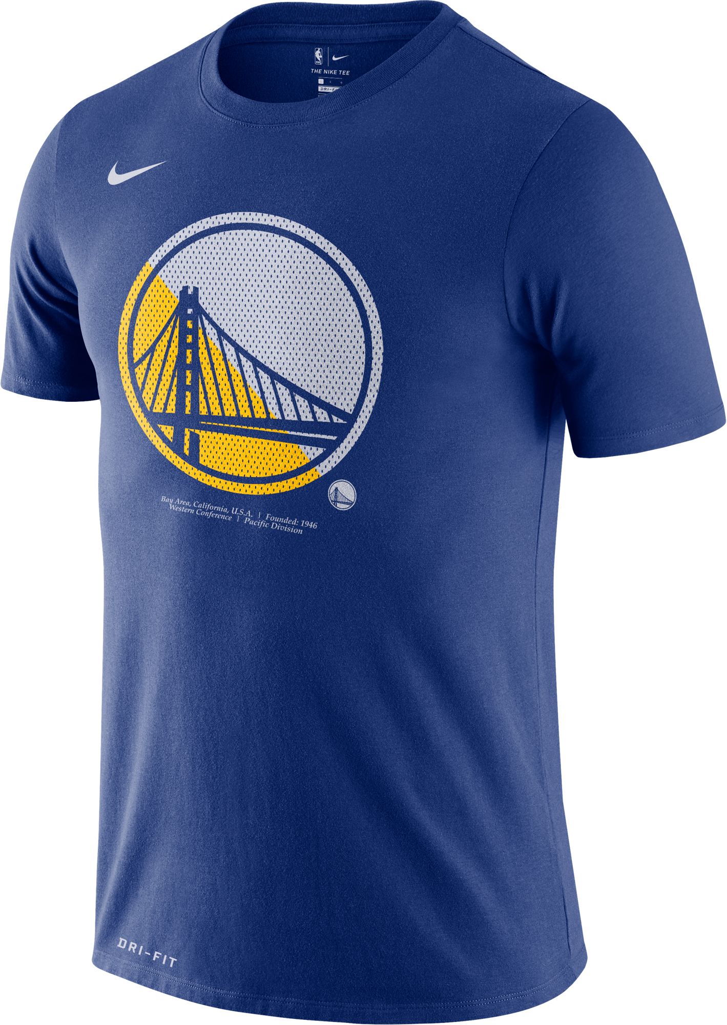 warriors dri fit t shirt