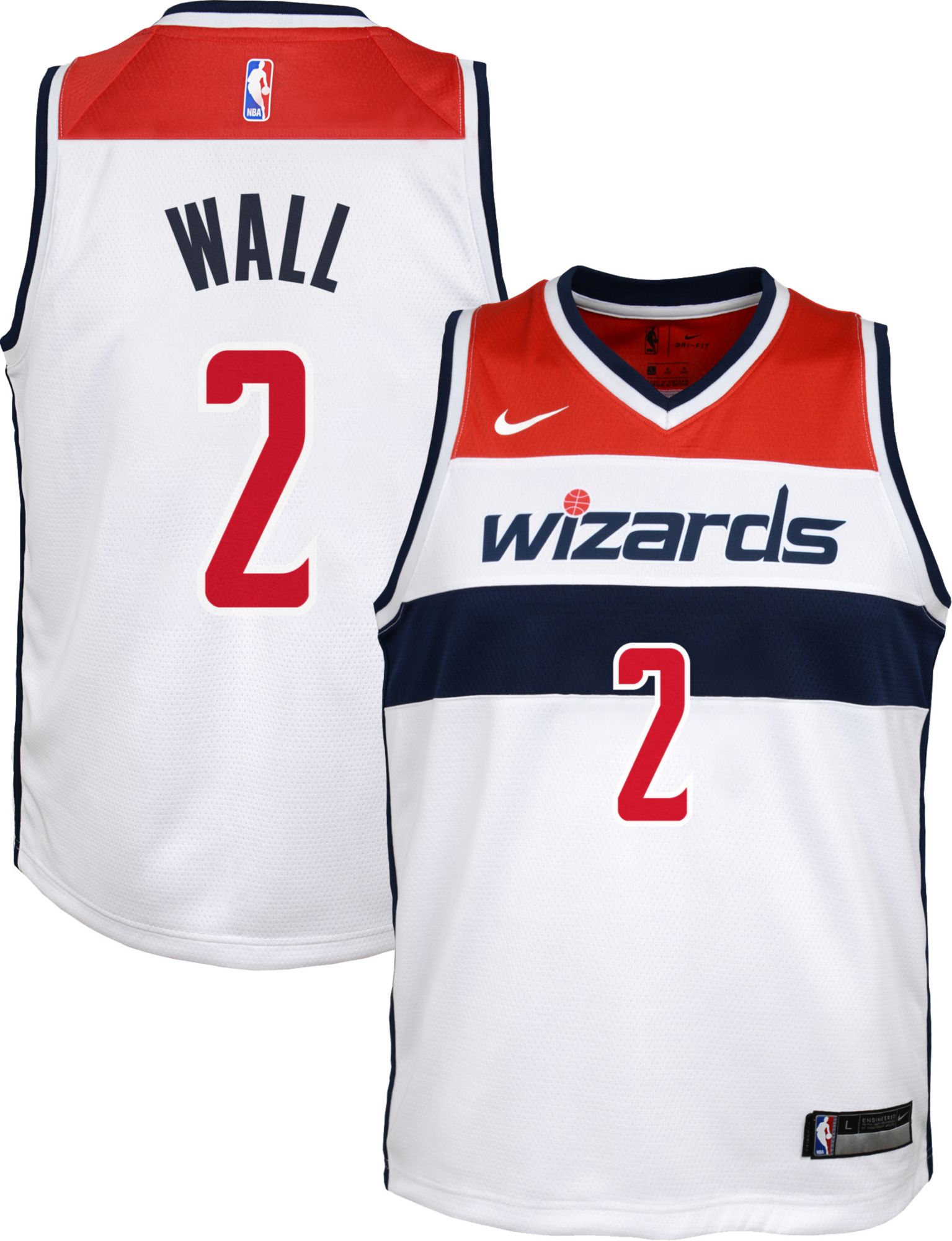 washington wizards john wall jersey