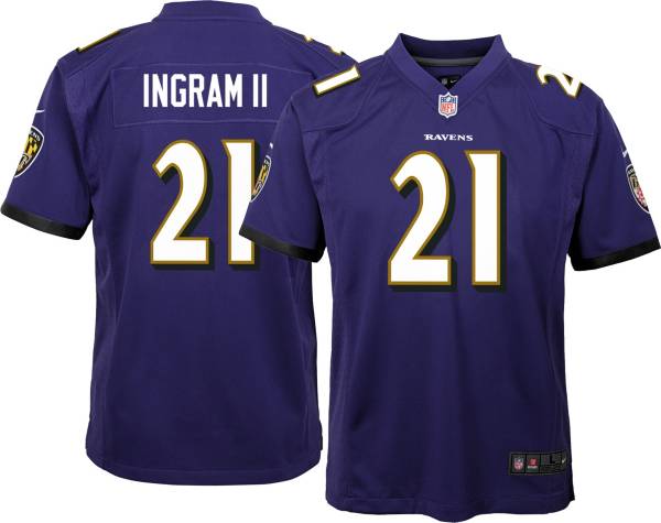 Nike Youth Baltimore Ravens Mark Ingram #21 Purple Game Jersey