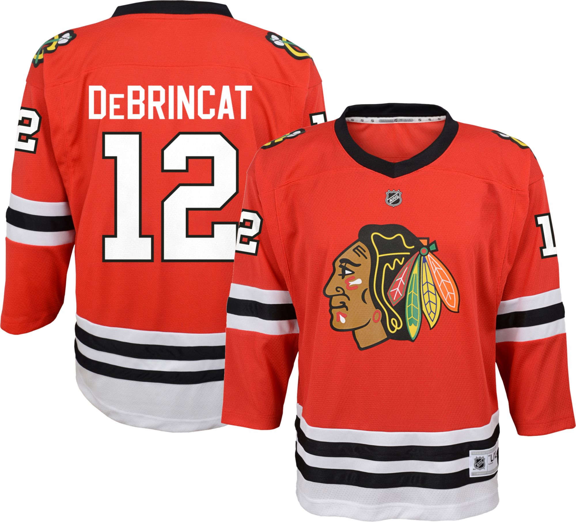 what color is the blackhawks home jersey