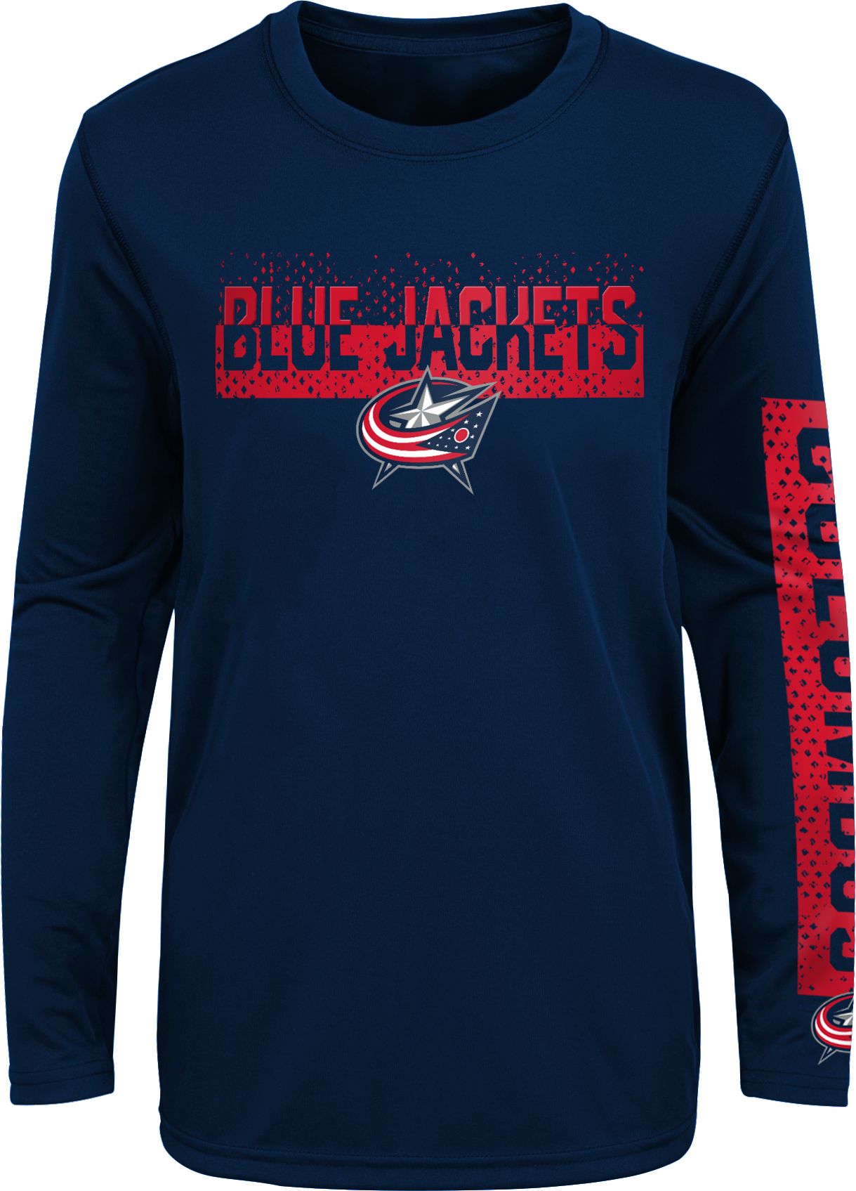 columbus blue jackets long sleeve shirt