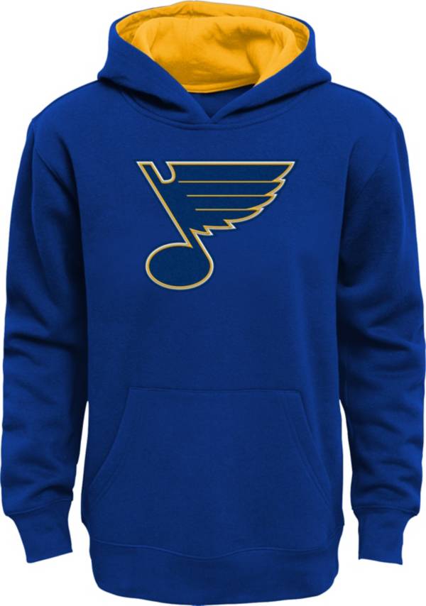 NHL Youth St. Louis Blues Prime Fleece Royal Pullover Hoodie