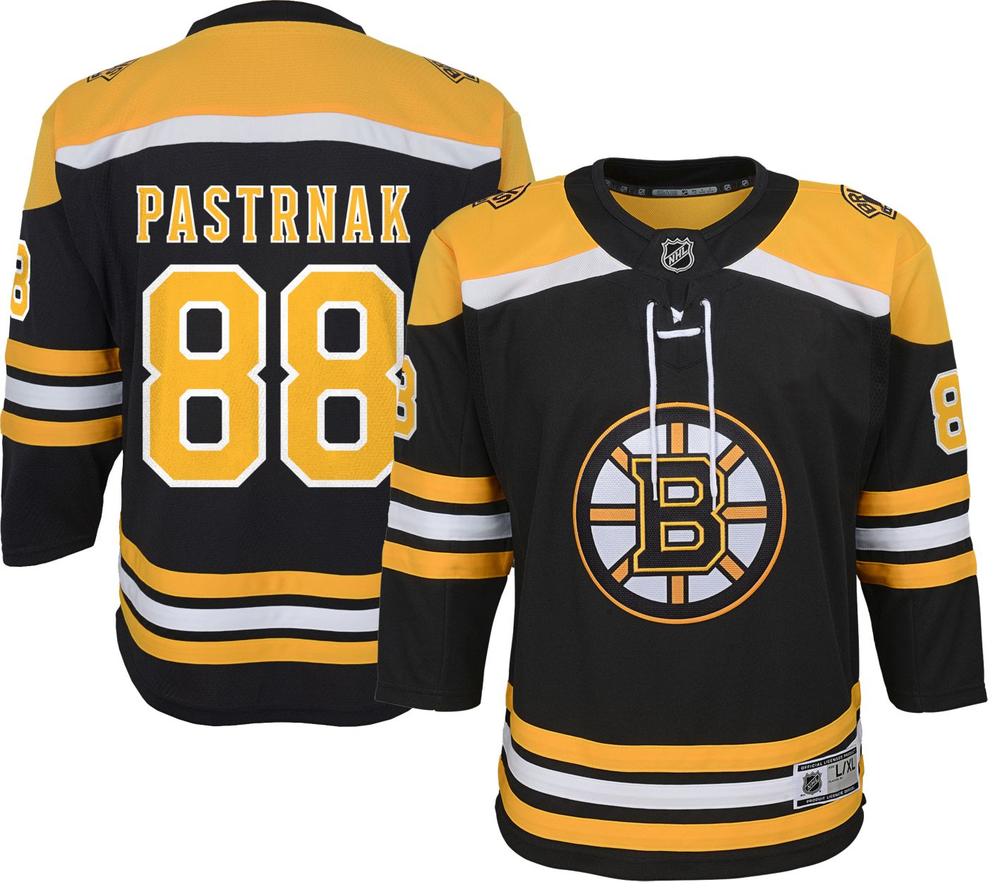 NHL Youth Boston Bruins David Pastrnak 88 Premier Home Jersey Dick s Sporting Goods