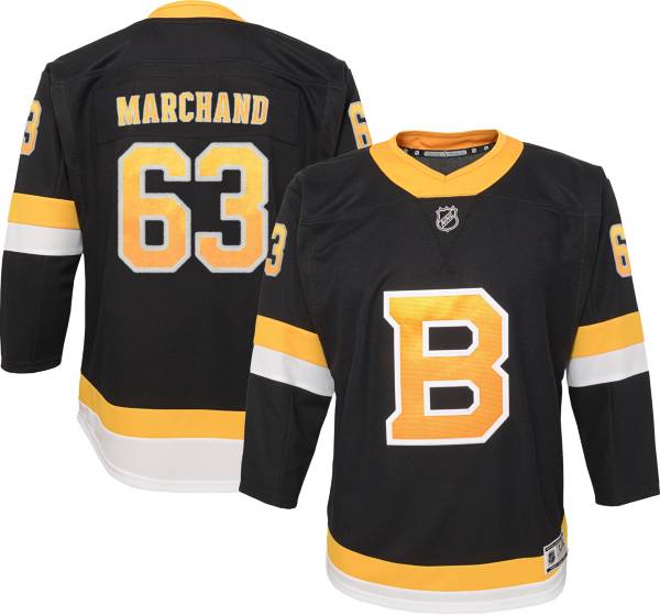 NHL Youth Boston Bruins Brad Marchand #63 Premier Alternate Jersey