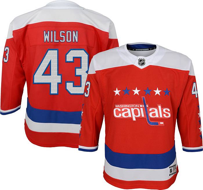 Authentic Men's Tom Wilson Green Jersey - #43 Hockey Washington