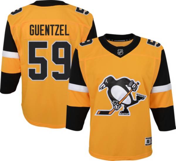 Fanatics NHL Men's Pittsburgh Penguins Jake Guentzel #59 Gold Player T-Shirt, XL, Yellow