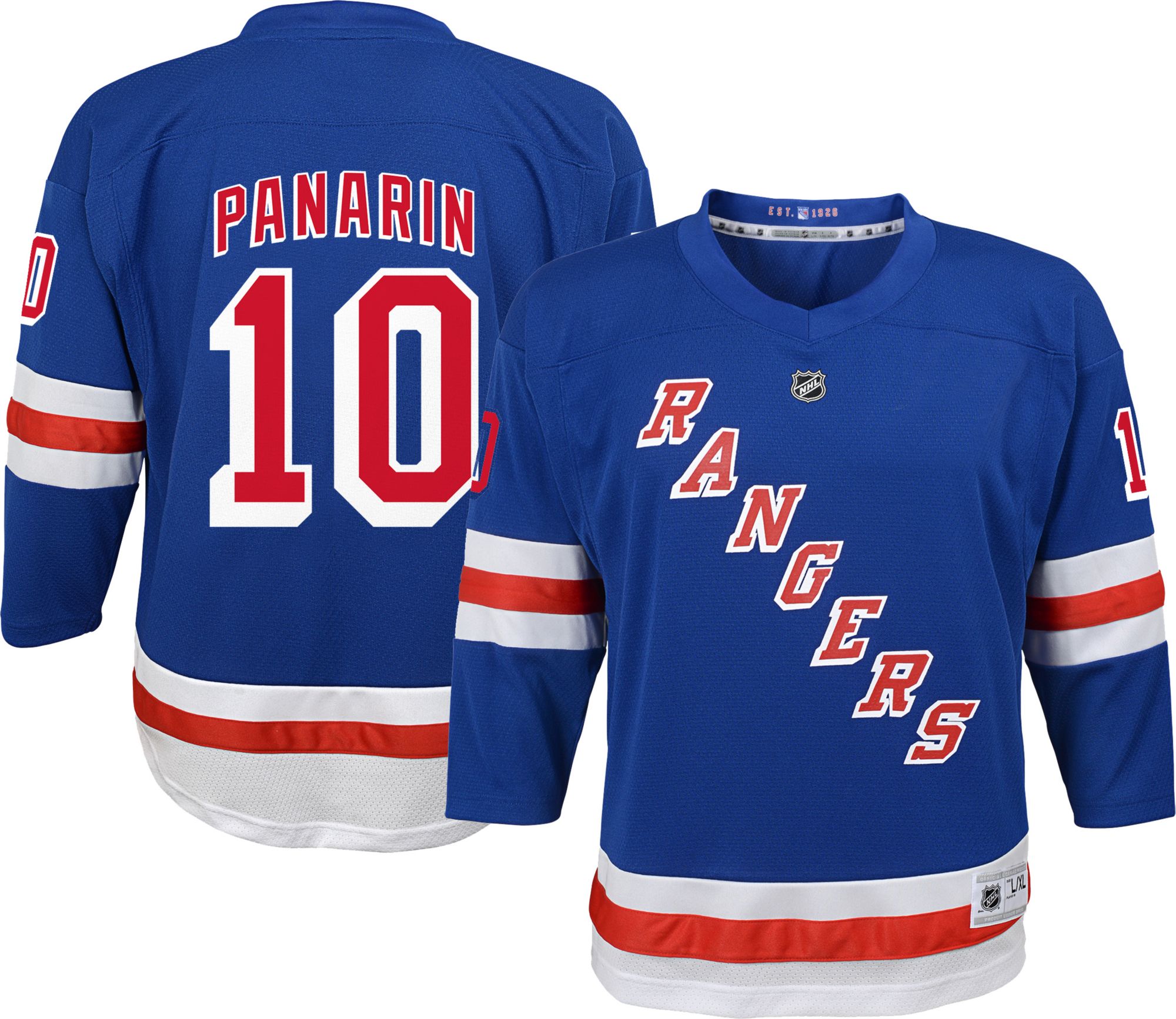 panarin shirt rangers