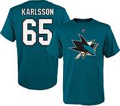 Erik Karlsson unveils new San Jose Sharks jersey in surprise