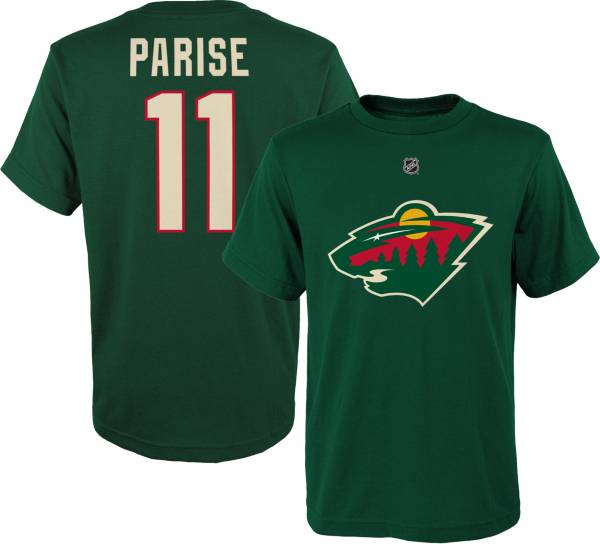 NHL Youth Minnesota Wild Zach Parise #11 Green Player T-Shirt