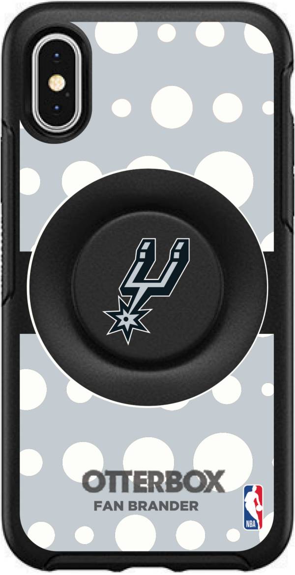 Otterbox San Antonio Spurs Polka Dot iPhone Case with PopSocket product image