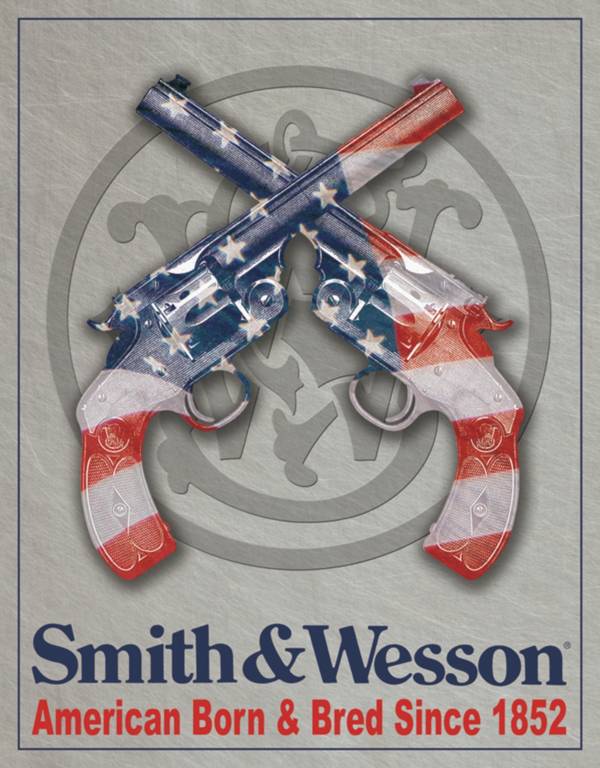 Smith & Wesson American Born Tin Sign