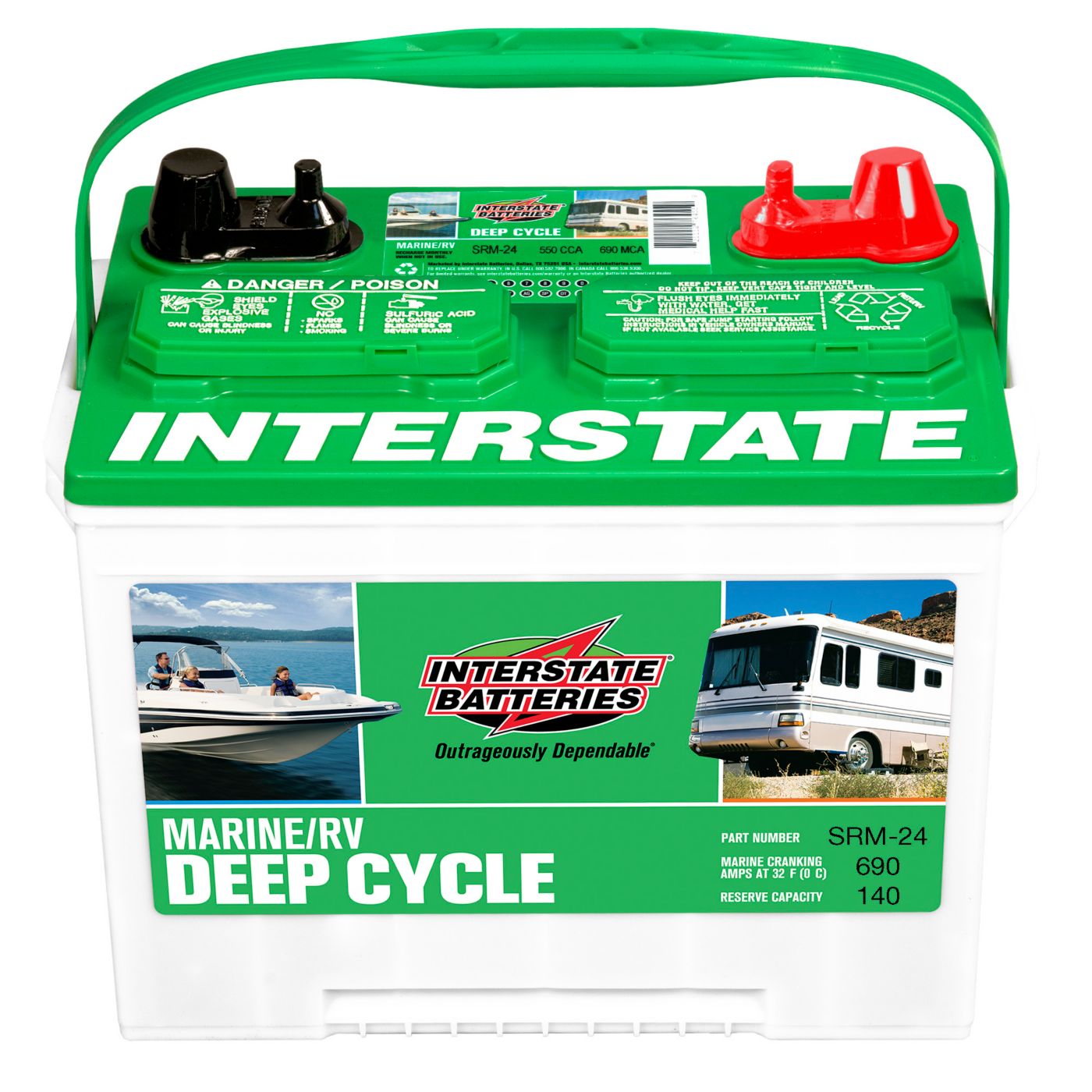 Interstate Batteries SRM 24 Marine RV Deep Cycle Battery Best Price at DICK S