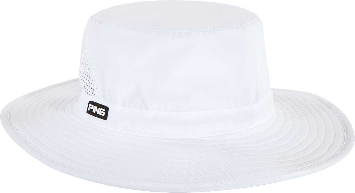 white ping hat