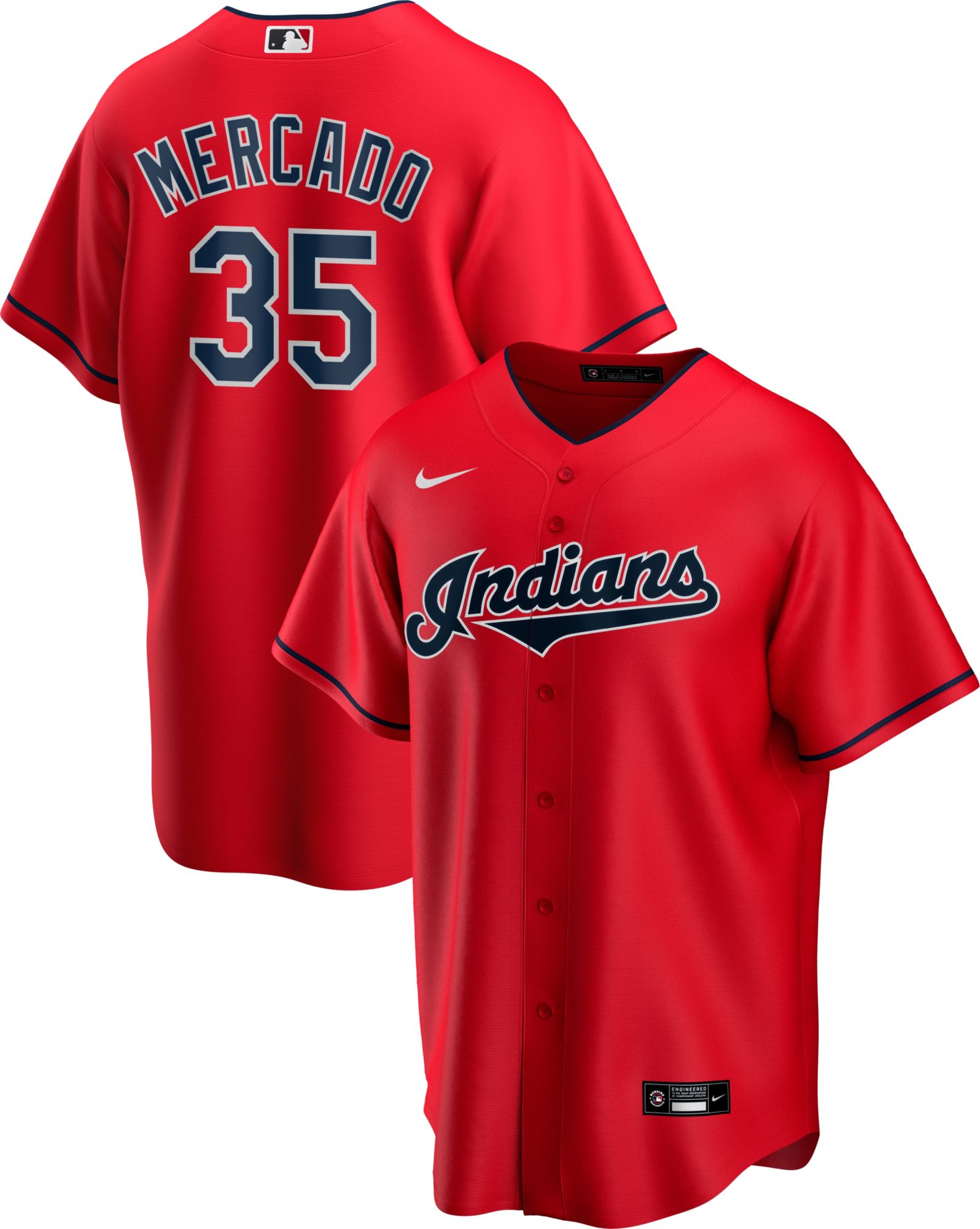 cleveland indians red jersey