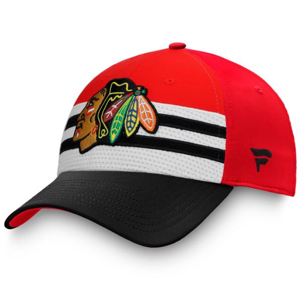 NHL Men's Chicago Blackhawks Authentic Pro Draft Red Flex Hat