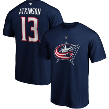 sorry, NHL Men's Columbus Blue Jackets Cam Atkinson #13 Navy Player T-Shirt is currently out of stock