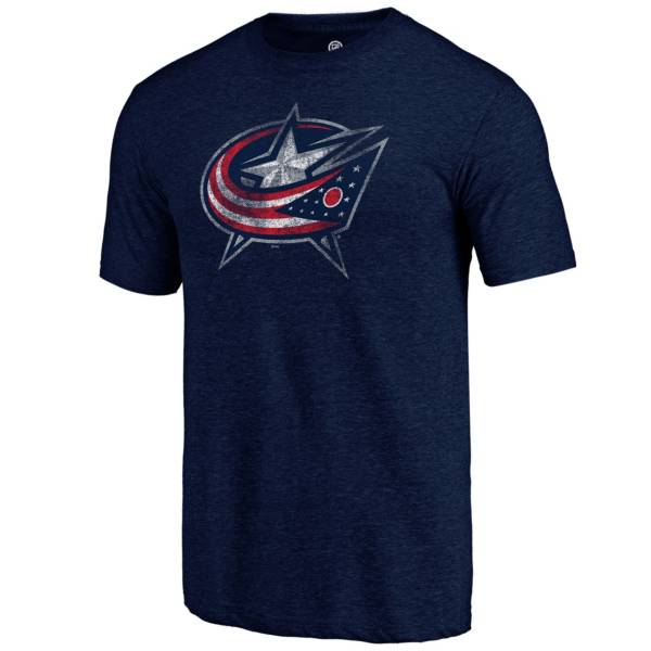NHL Men's Columbus Blue Jackets Logo Navy T-Shirt product image