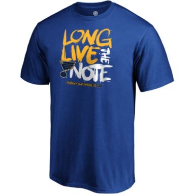 sorry, NHL Men's St. Louis Blues 'Long Live The Note' Royal T-Shirt is currently out of stock
