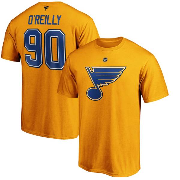 NHL Men's St. Louis Blues Ryan O'Reilly #90 Gold Player T-Shirt product image