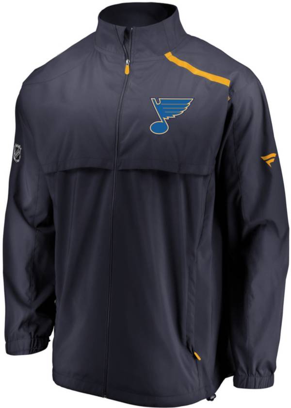 NHL Men&#39;s St. Louis Blues Authentic Pro Rinkside Navy Full-Zip Jacket | DICK&#39;S Sporting Goods