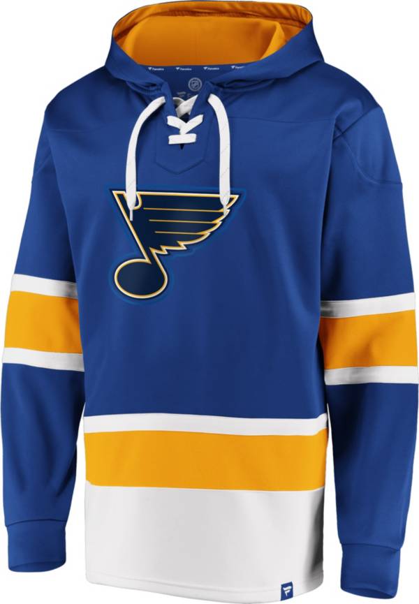 NHL Men's St. Louis Blues Power Play Royal Pullover Hoodie