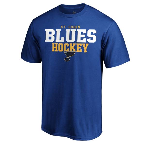 NHL Men's St. Louis Blues Iconic Royal T-Shirt