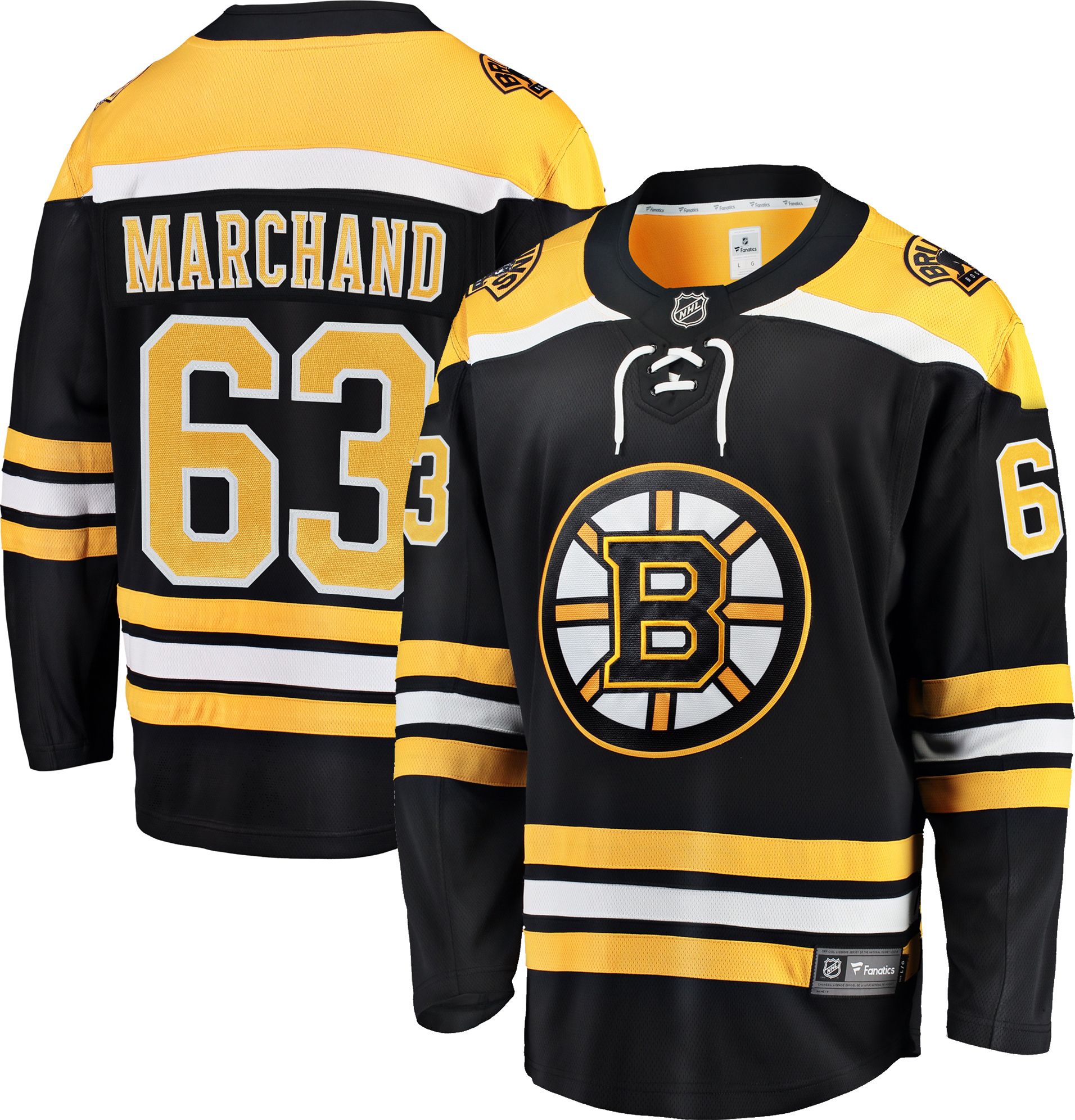 boston bruins brad marchand jersey