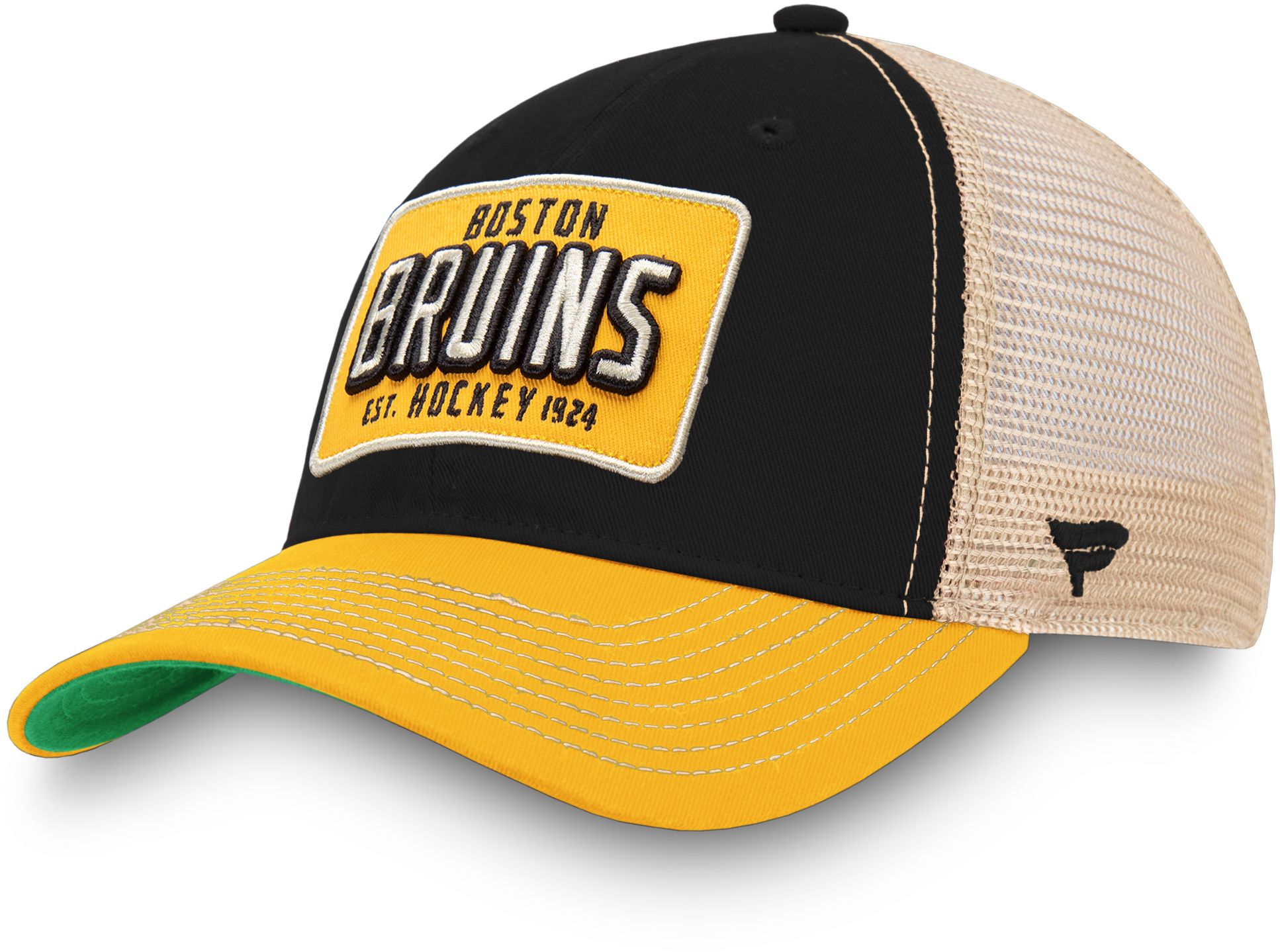 boston bruins trucker hat