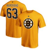 Preschool Brad Marchand Black Boston Bruins Authentic Stack Name